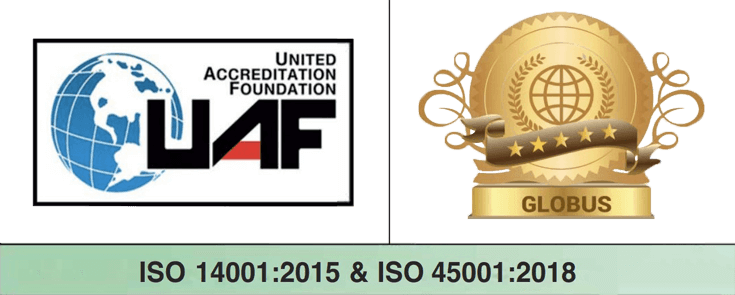 certificazione iso 14001 45001 UAF Globus