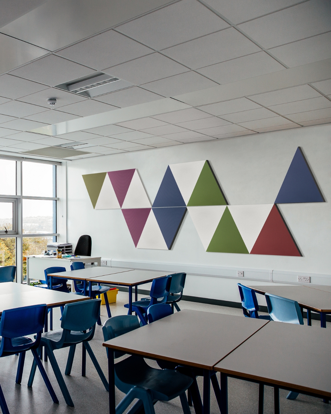 Mappyfiber Flat Pannelli Fonoassorbenti Decorativi Scuole