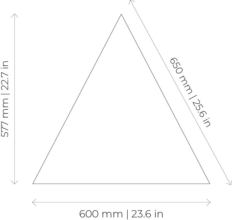 triangolo flat_dimensioni