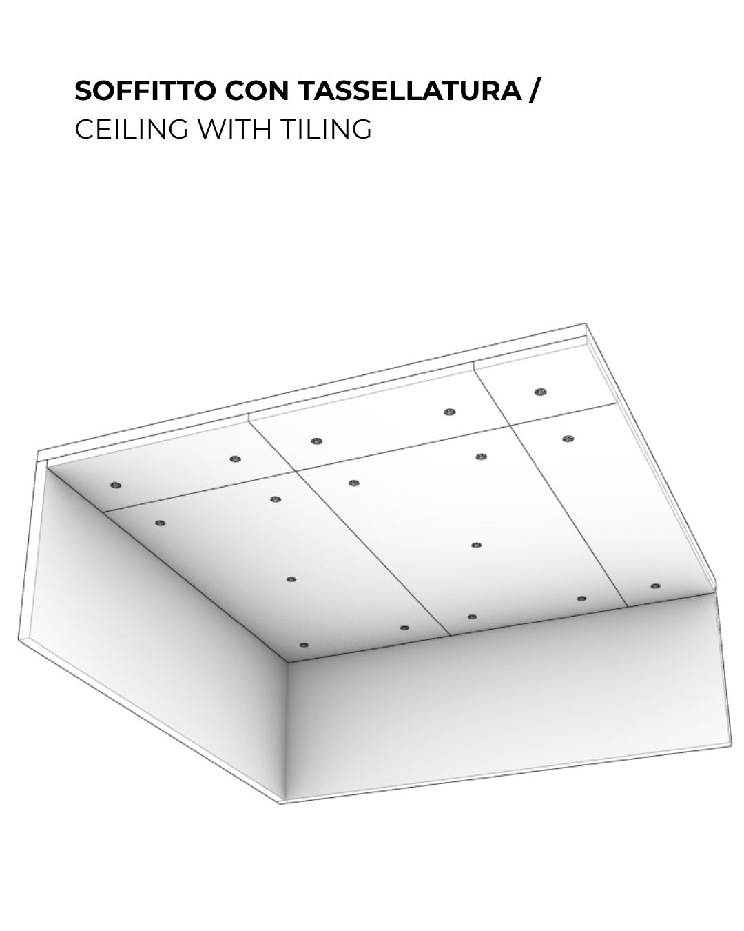SILSONIC SOFFITTO CON TASSELLATURA