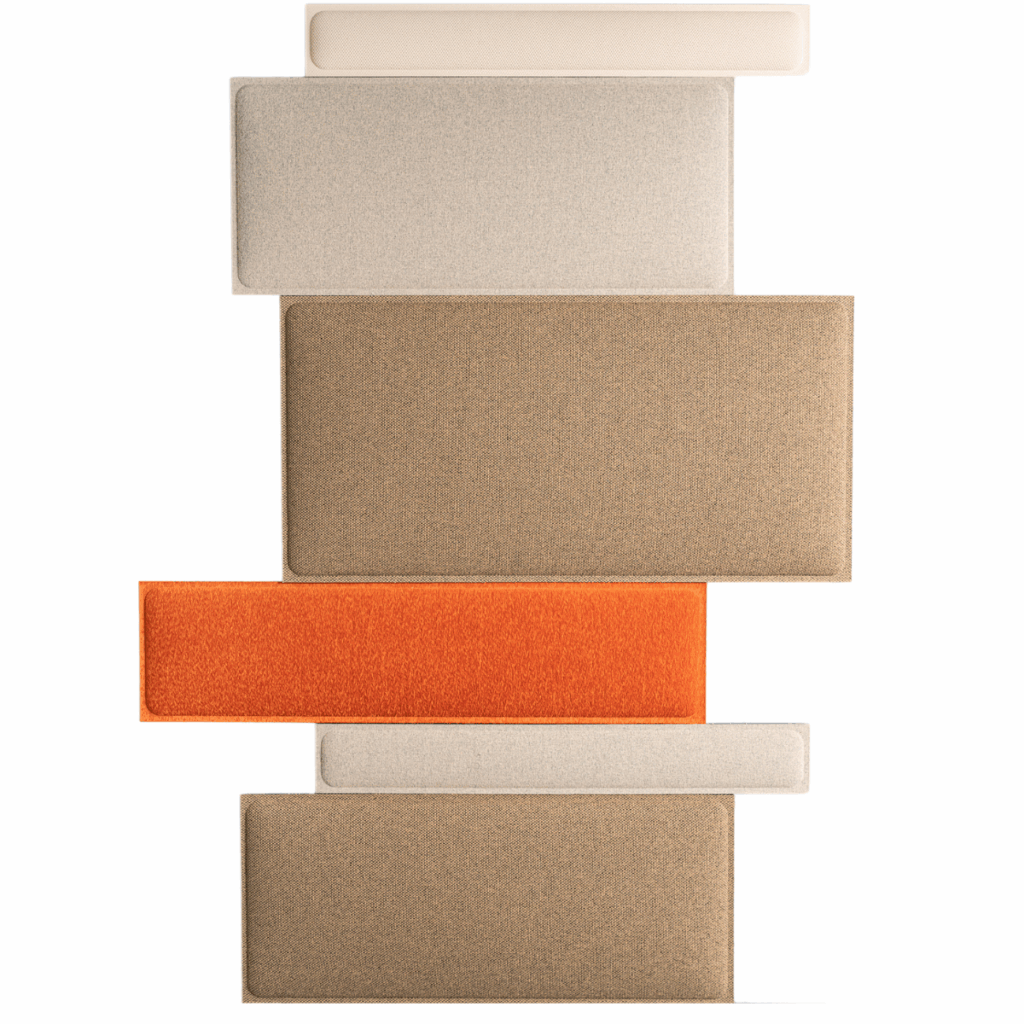 Deca Collection Square polyester fibre sound-absorbing panel
