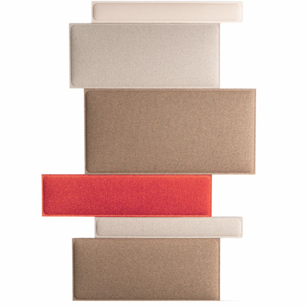 Deca Collection Square polyester fibre sound-absorbing panel