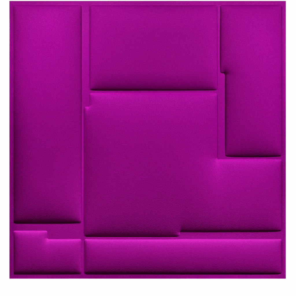Deca Collection Tetris polyester fibre sound-absorbing panel