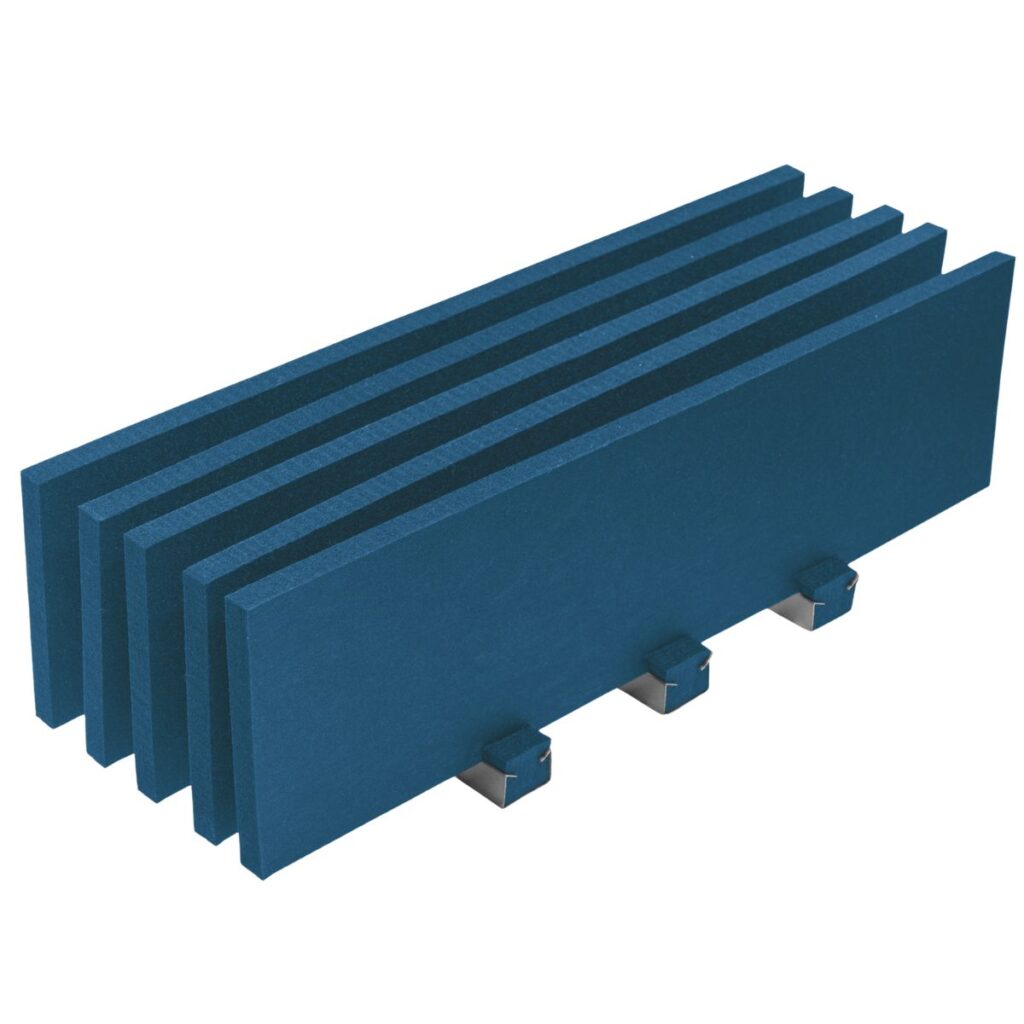 Panello fonoassorbente decorativo in fibra di poliestere Mappyfiber L Linear