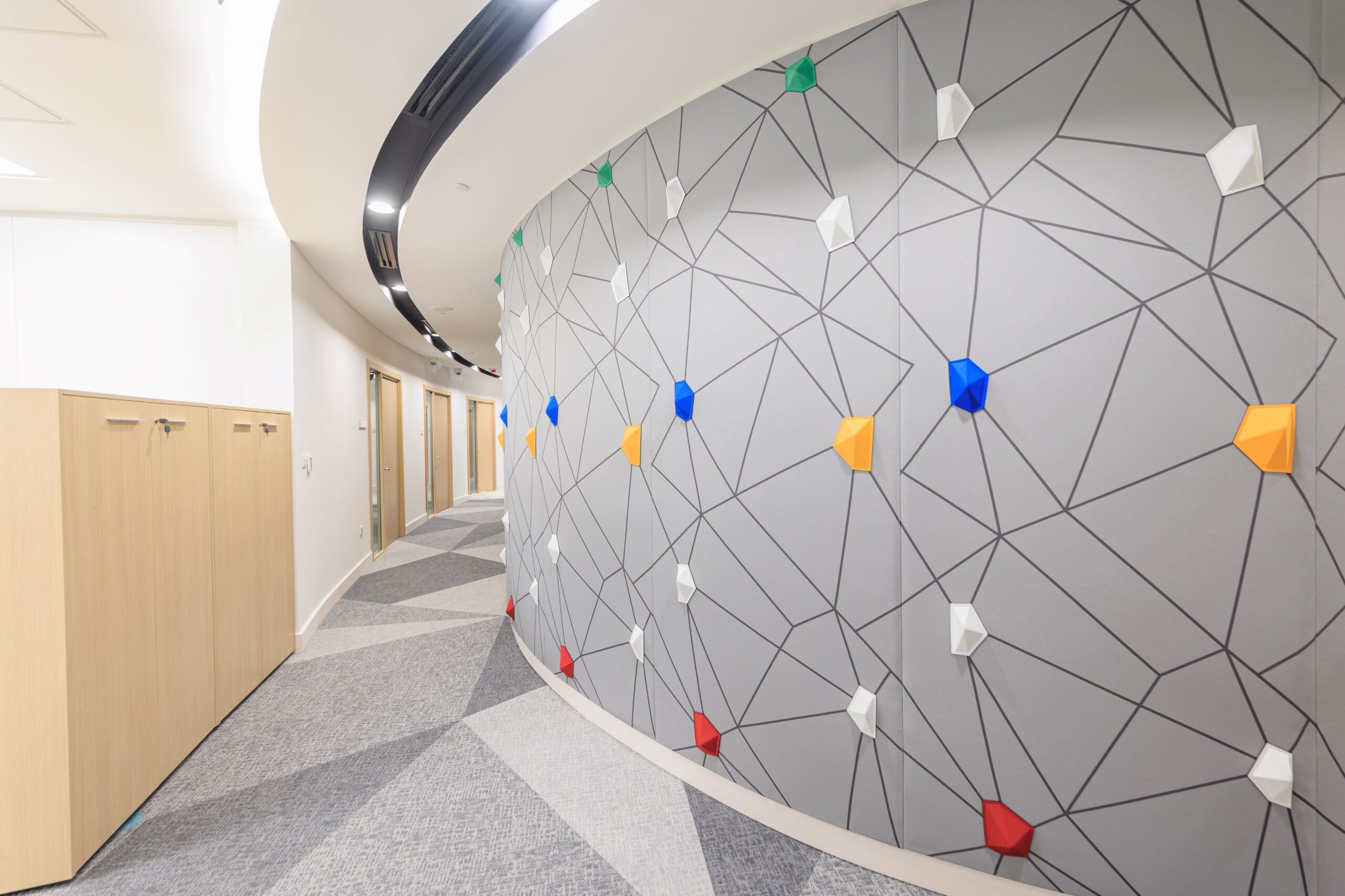 Acoustic wall with gems 2