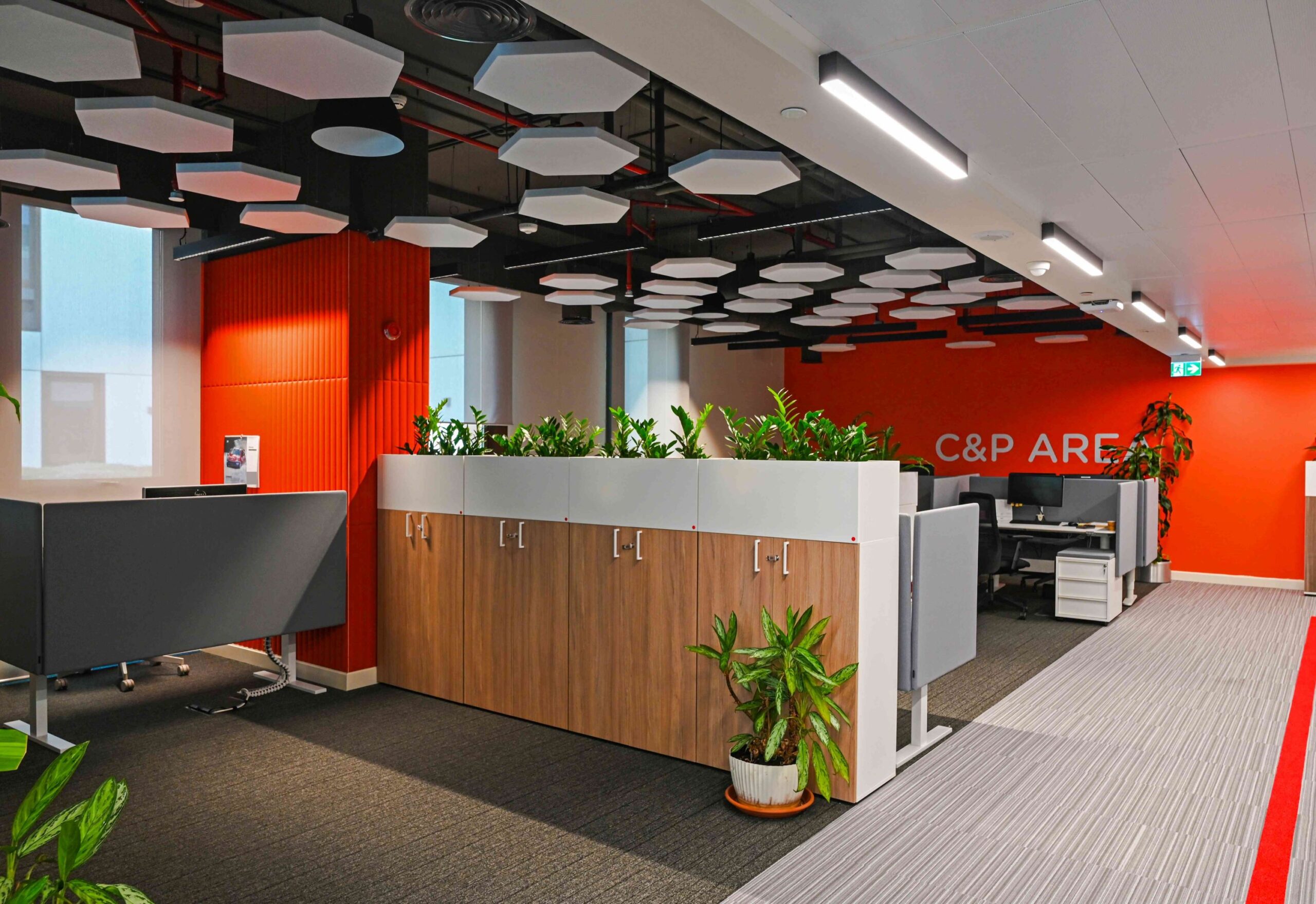 Flat esagono Office Qatar