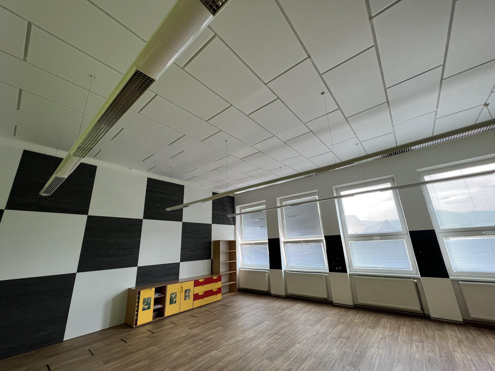 Mappyfiber Flat acoustic panels Schools CR