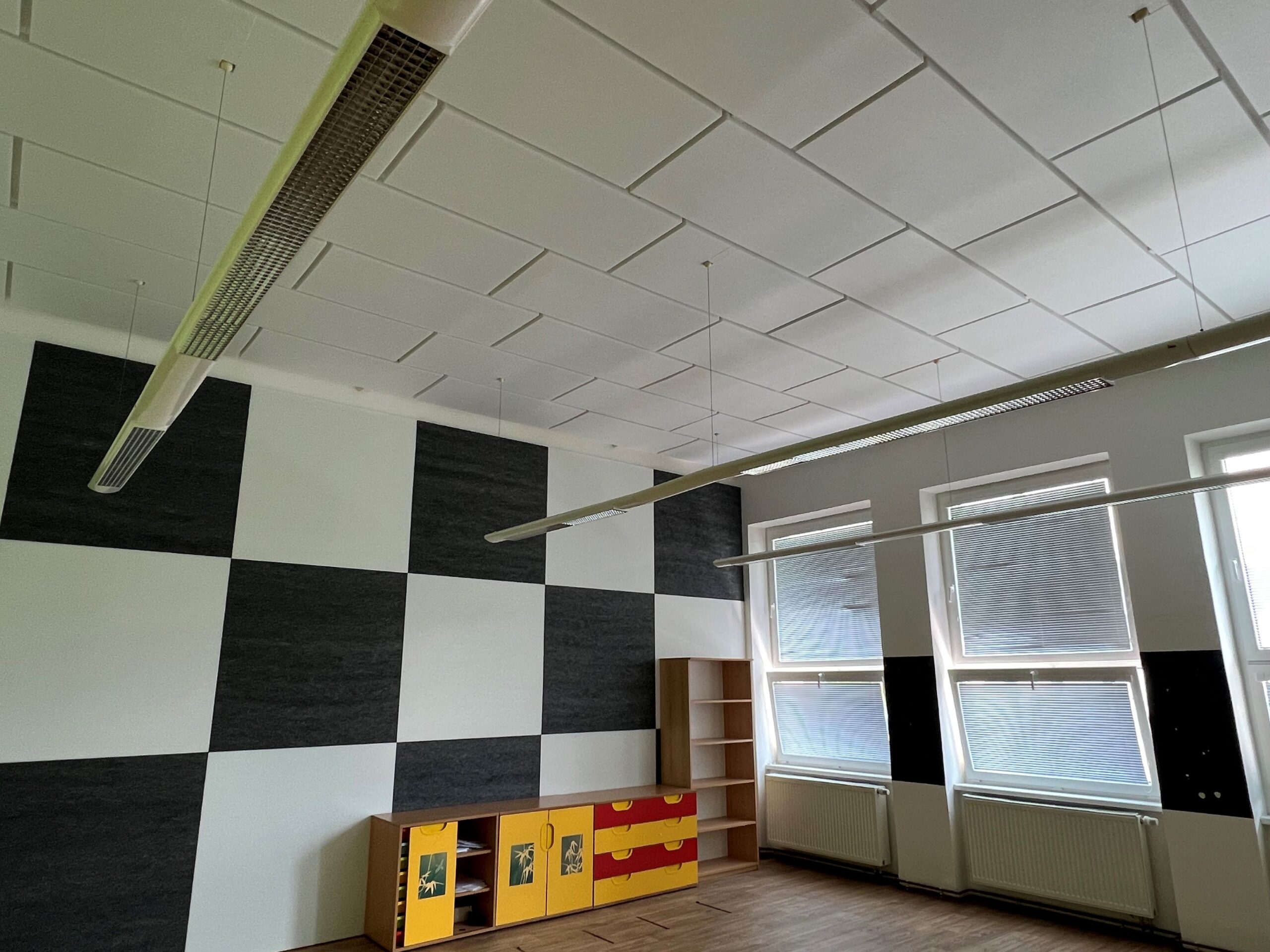 Mappyfiber Flat acoustic panels Schools CR