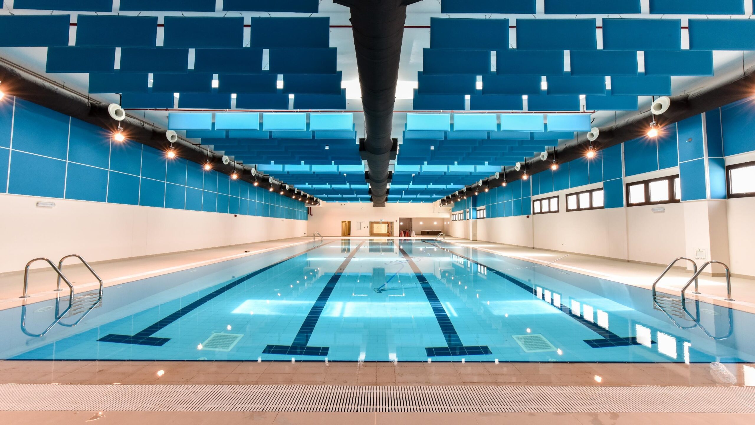 Mappyfiber Twinsound acoustic panels swimmingpool