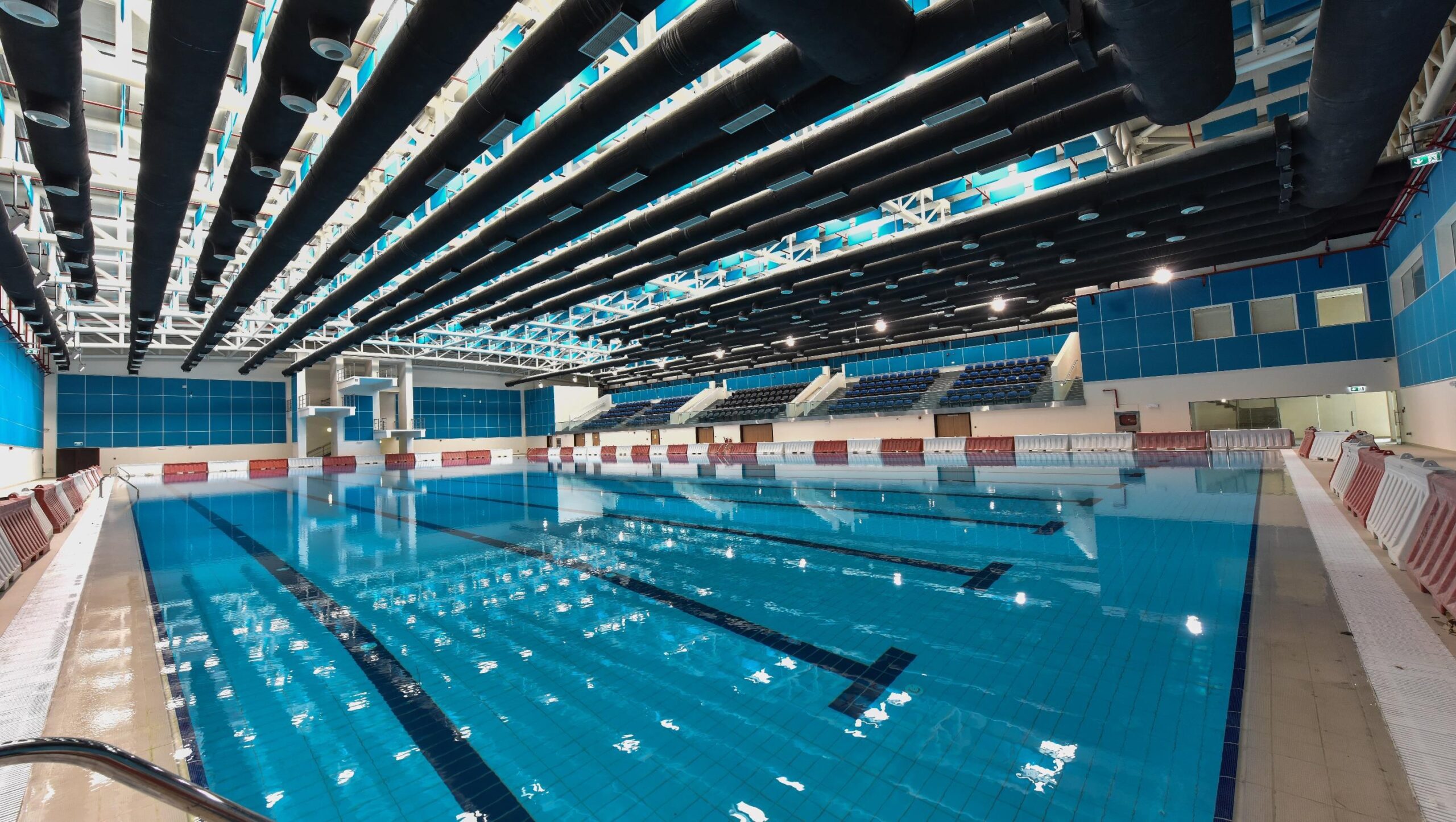 Mappyfiber Twinsound acoustic panels swimmingpool
