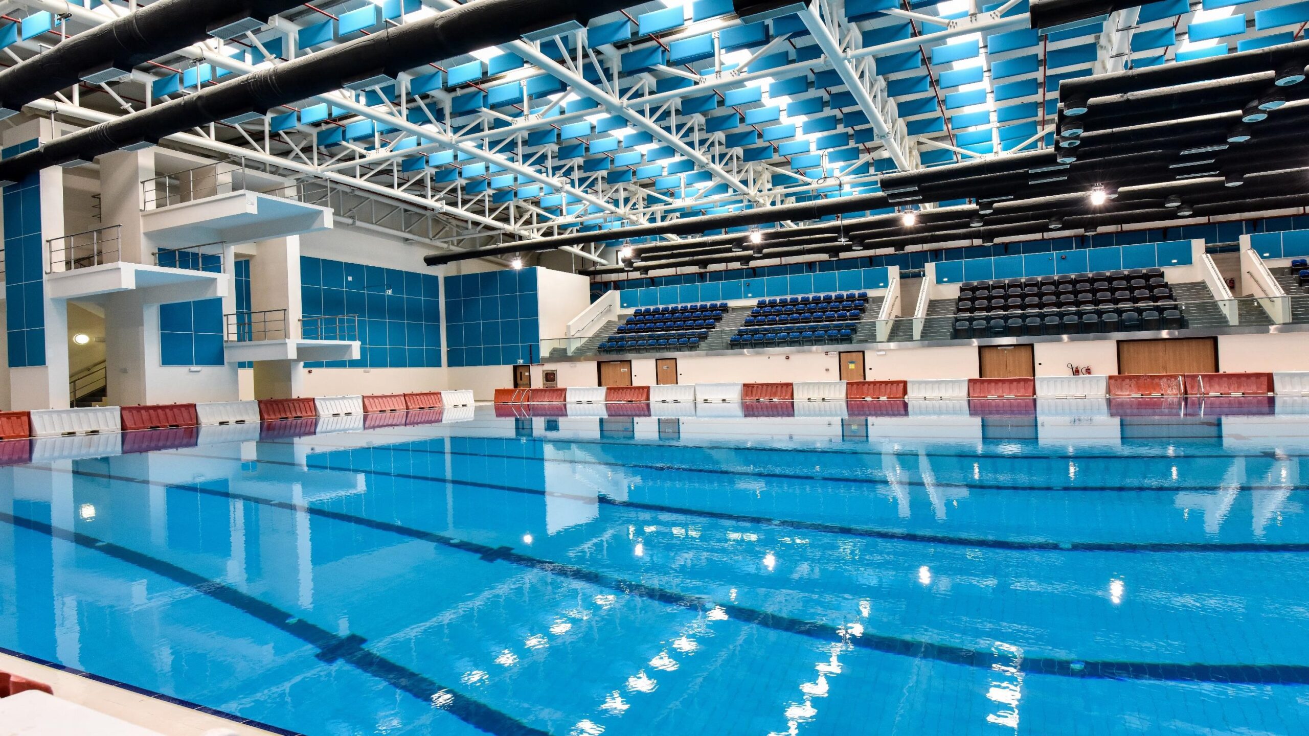 Mappyfiber Twinsound acoustic panels swimmingpool
